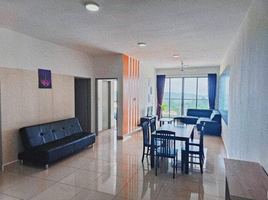 Living room, Seating area, Dining area