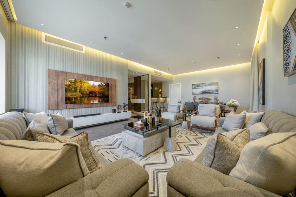 شقه باثاث مودرن تقع في برج سكني فاخر Apartment in Riyadh