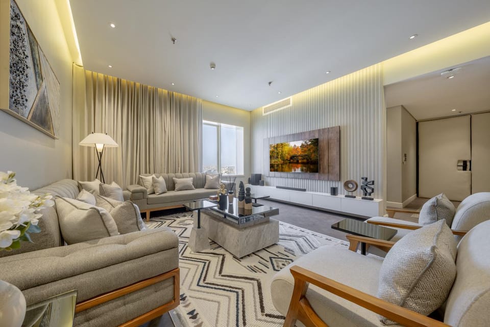 شقه باثاث مودرن تقع في برج سكني فاخر Apartment in Riyadh