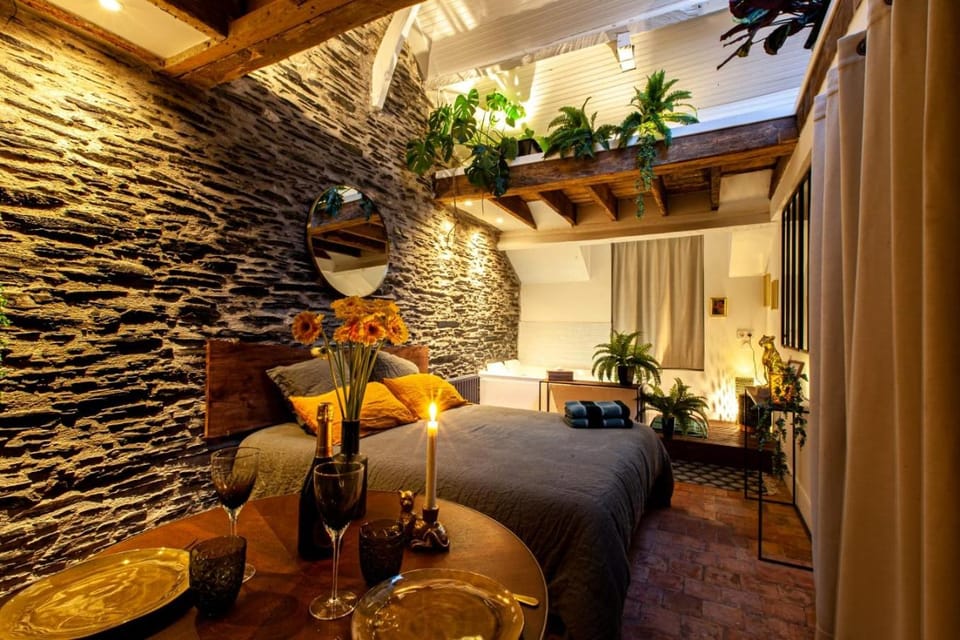LOVE ROOM JUNGLE - LES PETITS PLAISIRS Apartment in Angers