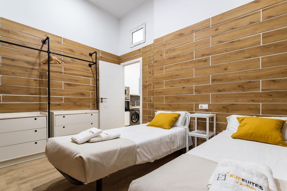 Bed, Photo of the whole room, Bedroom, towels, wardrobe