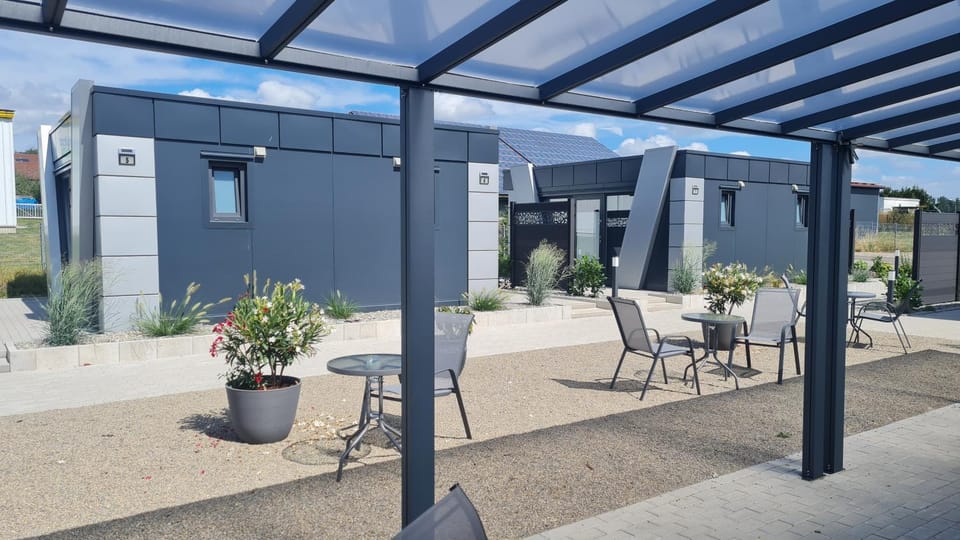 Property building, Patio