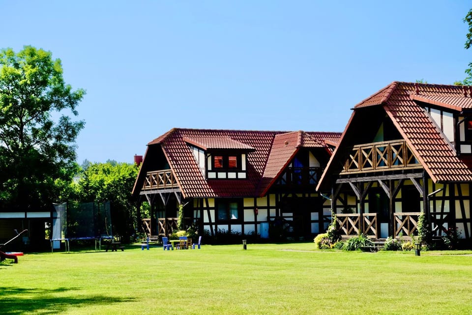 Stonka Nature lodge in West Pomeranian Voivodeship, Poland