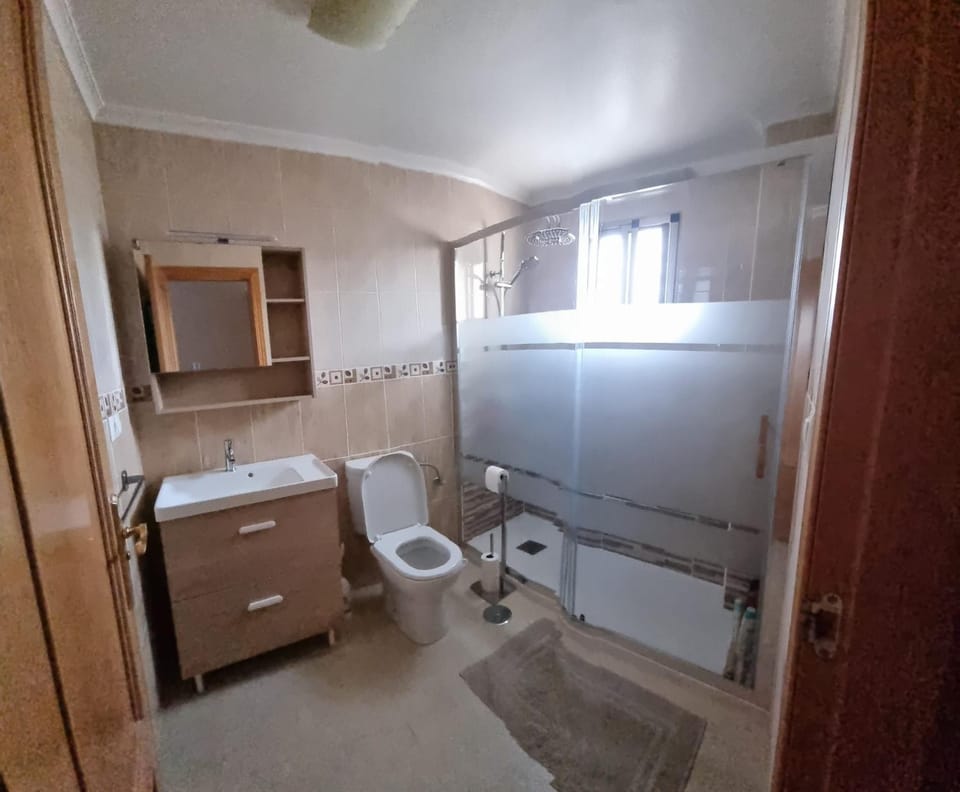 Bathroom, Living room