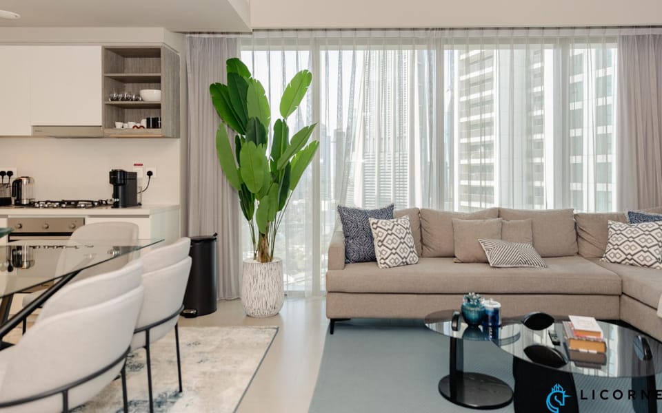 Kitchen or kitchenette, Living room, Dining area