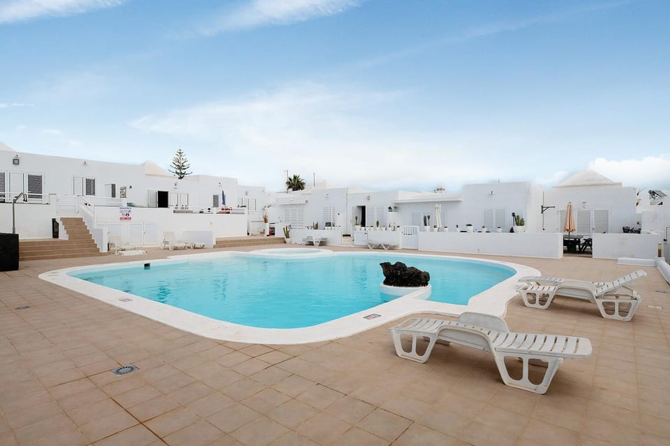 Property building, Living room, Swimming pool