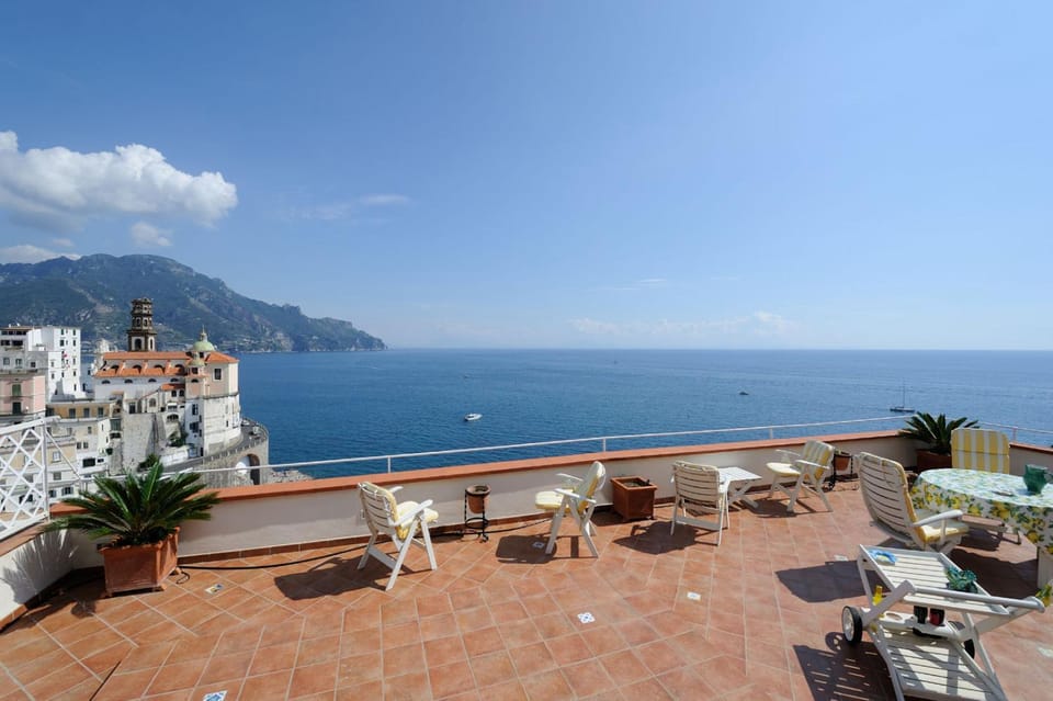 Natural landscape, View (from property/room), Balcony/Terrace, Balcony/Terrace, Mountain view, Sea view