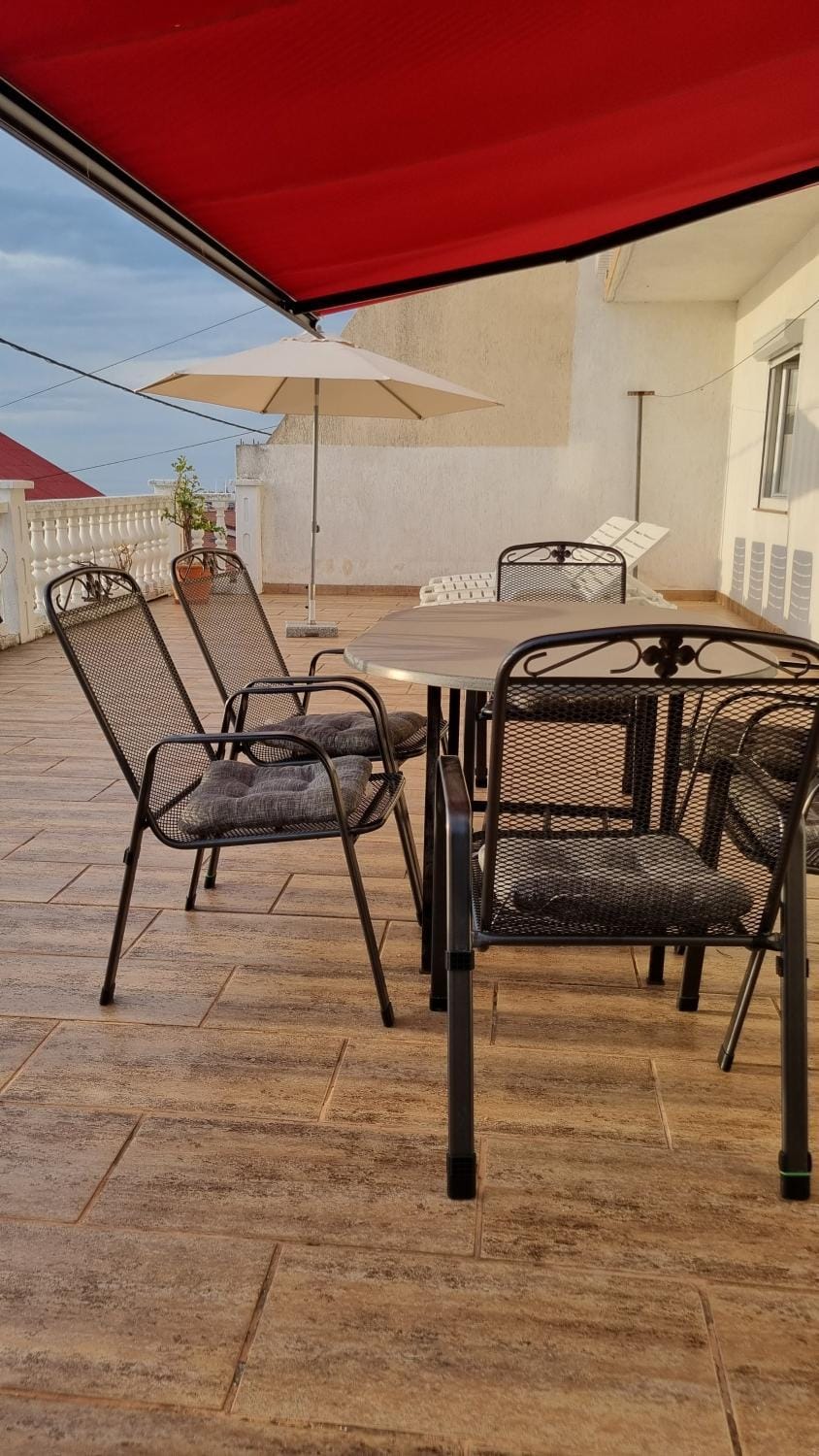 Balcony/Terrace, Dining area, sunbed