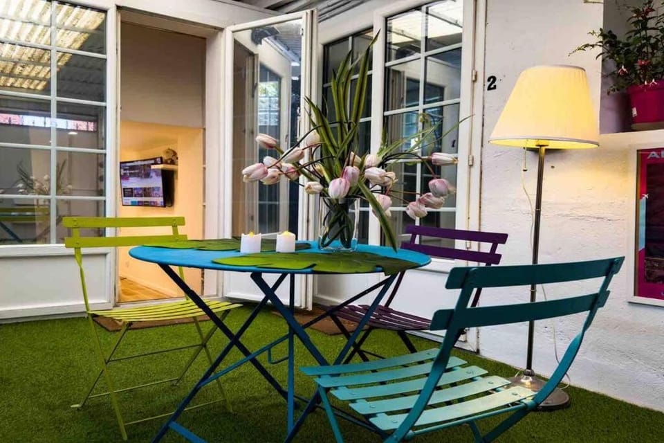 Patio, Garden, Seating area, Garden view
