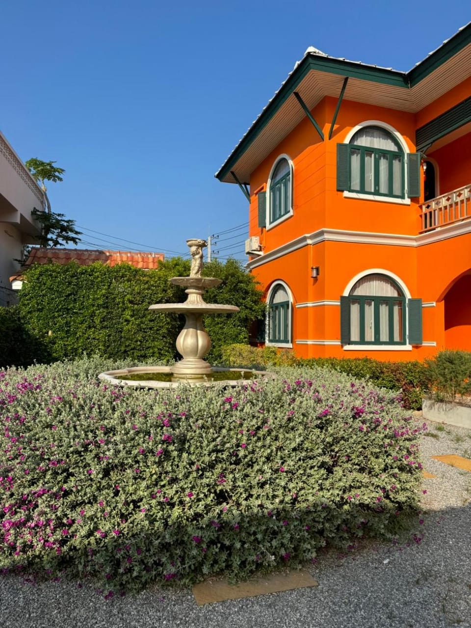 Property building, Garden, Garden view