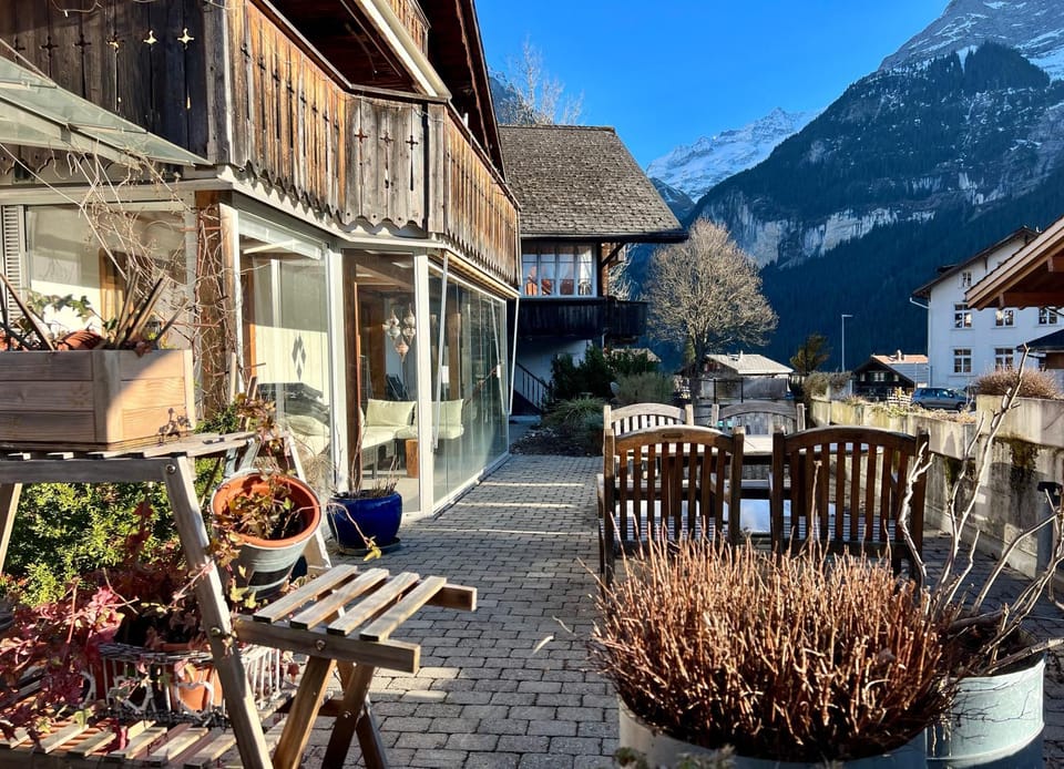 Property building, Natural landscape, View (from property/room), Balcony/Terrace, Dining area, Mountain view