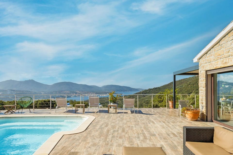 Property building, Living room, Swimming pool
