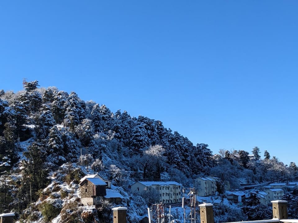 Day, Natural landscape, Winter, Mountain view