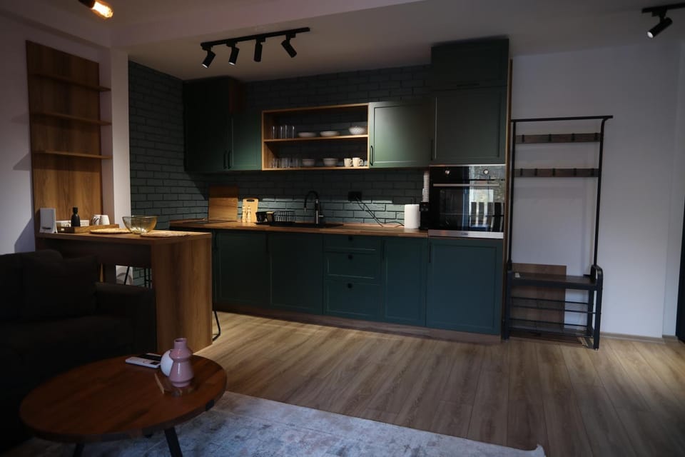 Coffee/tea facilities, Kitchen or kitchenette, oven, pet friendly, stove