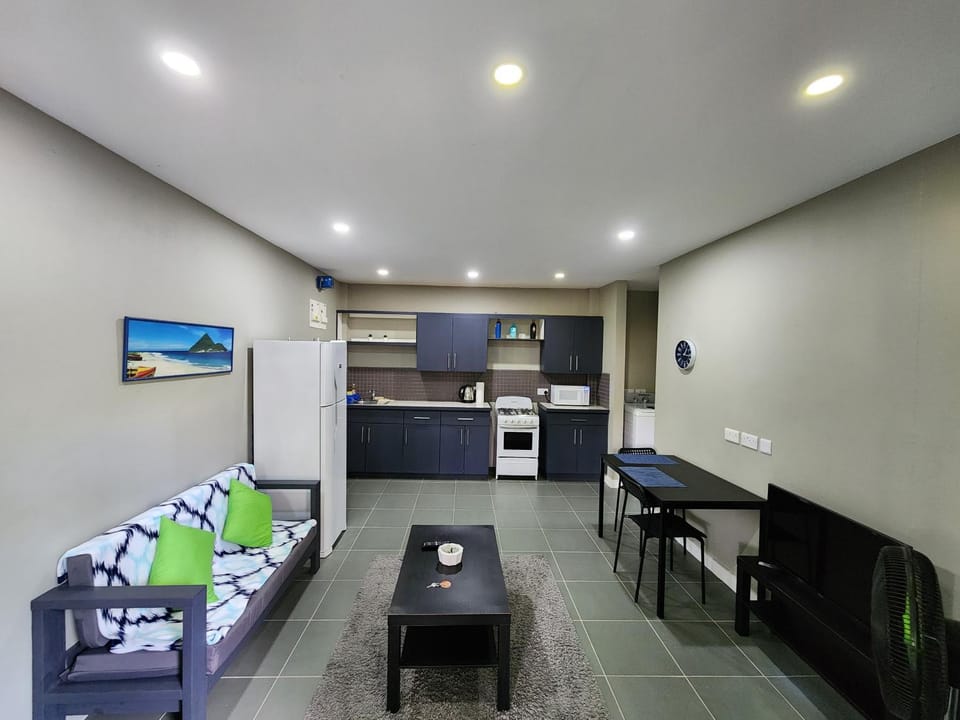 Kitchen or kitchenette, Living room, Dining area
