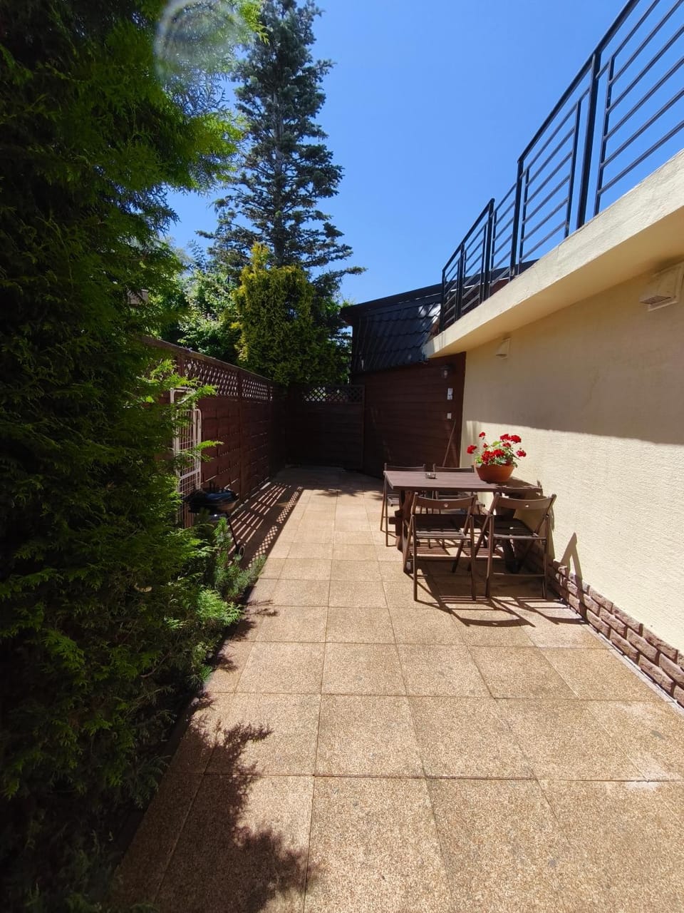 Property building, Patio, Garden, Garden view