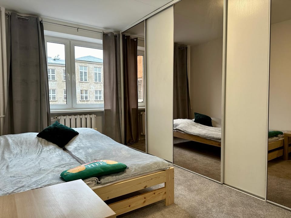 Bed, Photo of the whole room, Bedroom, towels, wardrobe