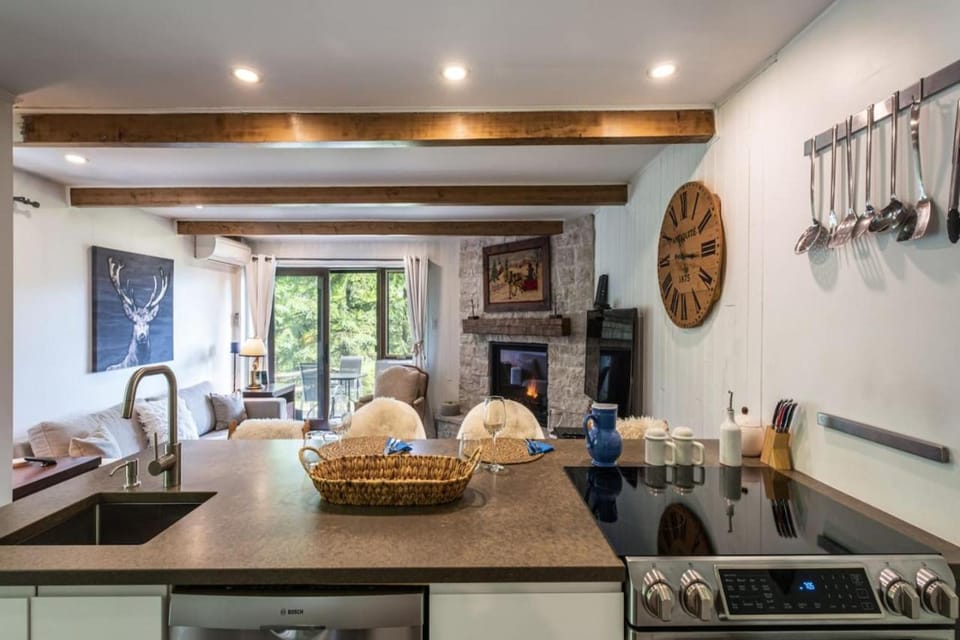 Kitchen or kitchenette, Dining area, stove