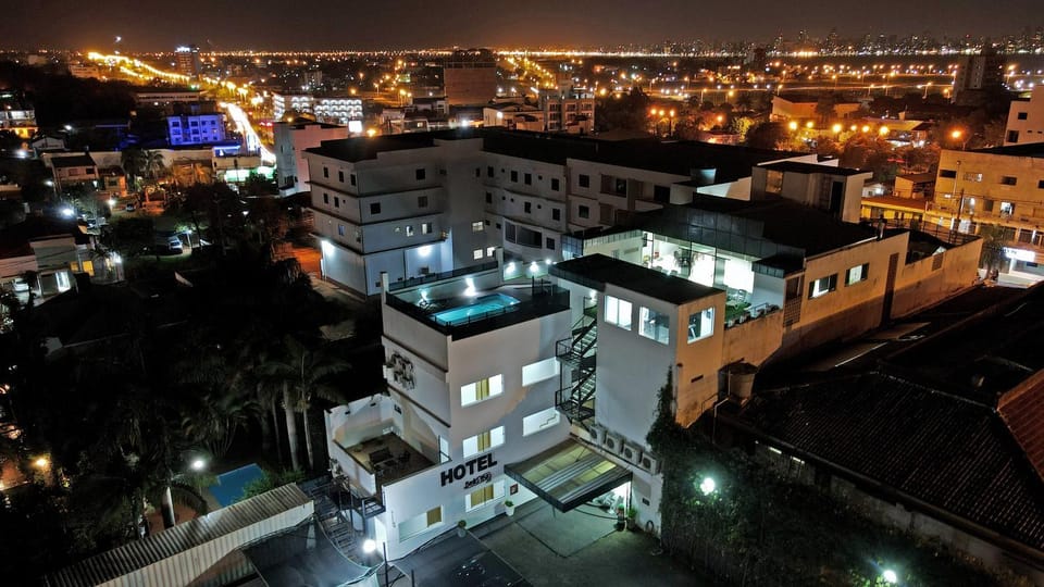 Property building, Night, Bird's eye view, City view, Street view, Location