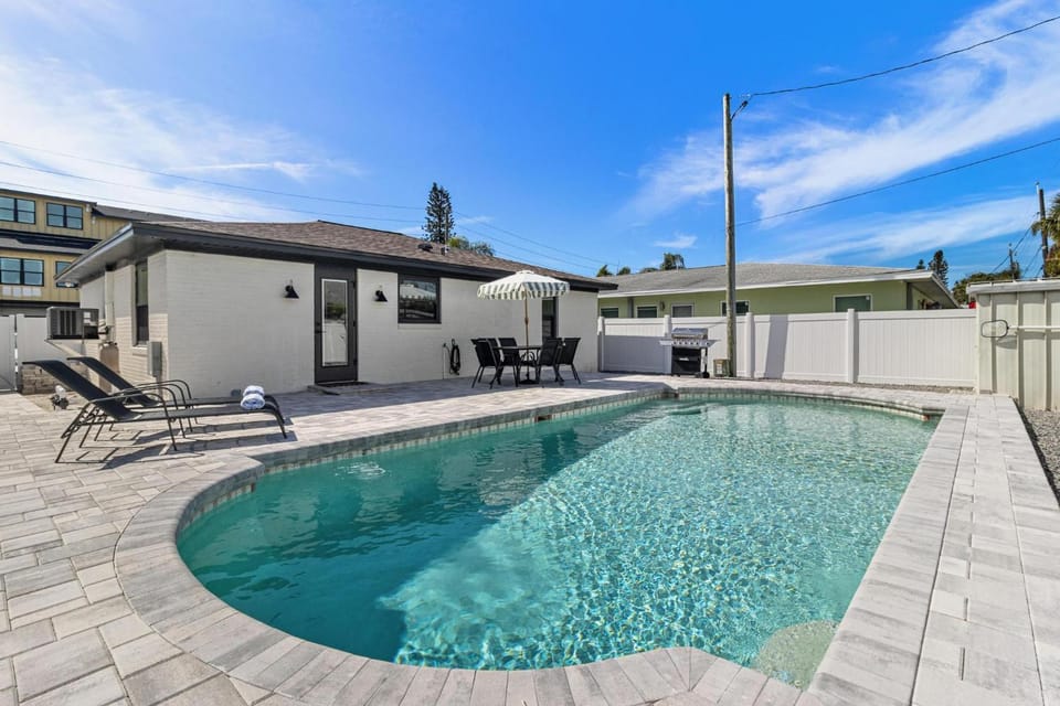 Madeira Beach House Fall Special! Private Heated Pool & Steps to Beach! House in Madeira Beach
