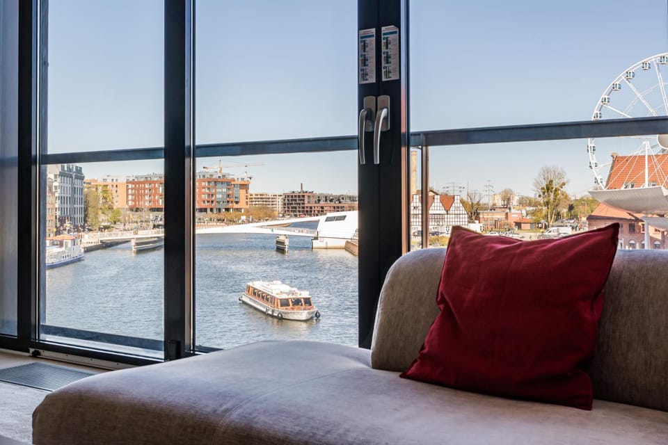 Living room, Seating area, River view