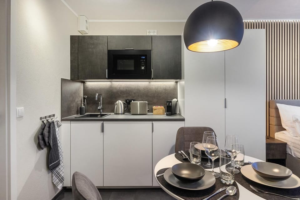 dishwasher, microwave, wardrobe