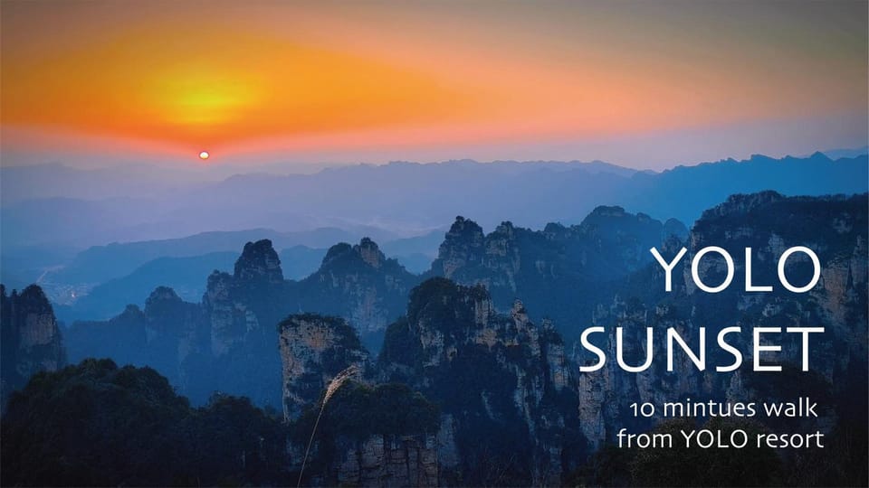 Natural landscape, Mountain view, Sunset