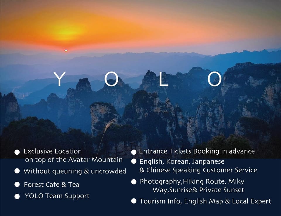 Nearby landmark, Property logo or sign, Natural landscape, Text overlay, Mountain view, Sunset