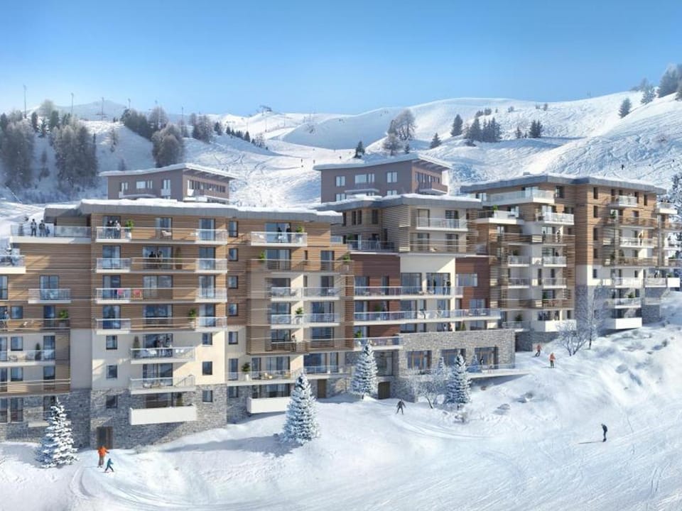 Grand appartement avec accès direct aux pistes et vue Mont Blanc - FR-1-181-2729 Apartment in Mâcot-la-Plagne