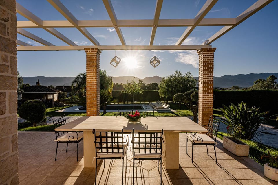 Patio, Pool view