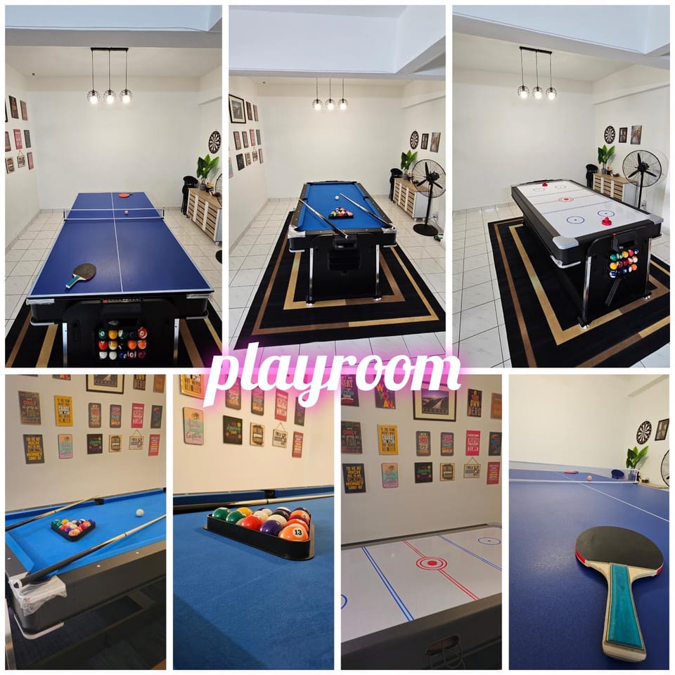 Billiard, Game Room, Text overlay