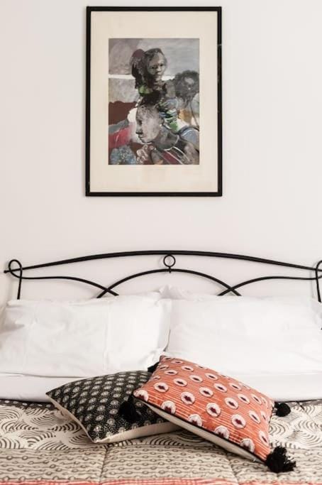 Bed, Decorative detail, Bedroom