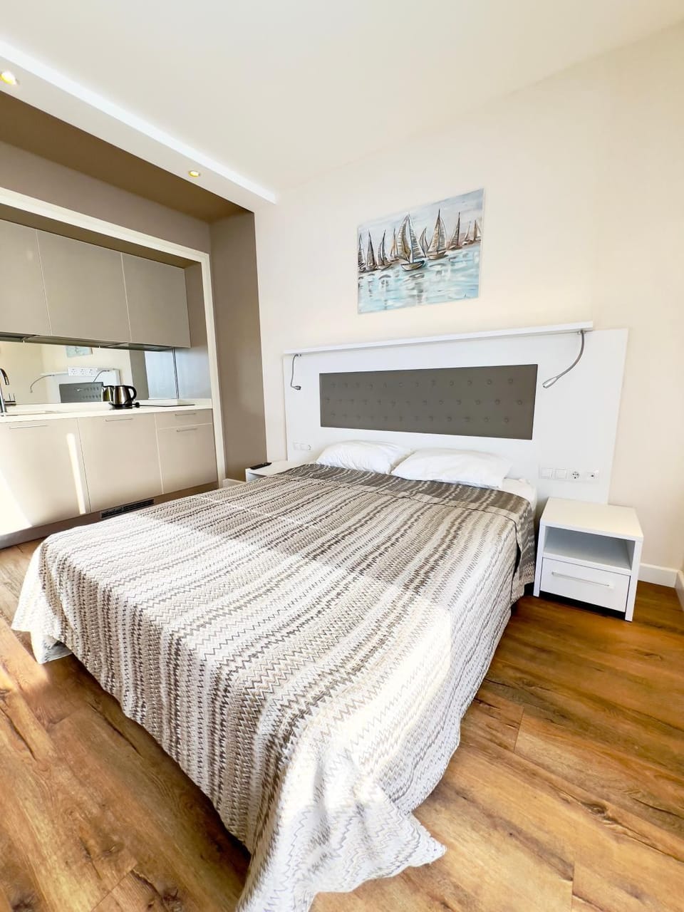 Mountain & Sea View Studio at Alliance Apartment in Batumi
