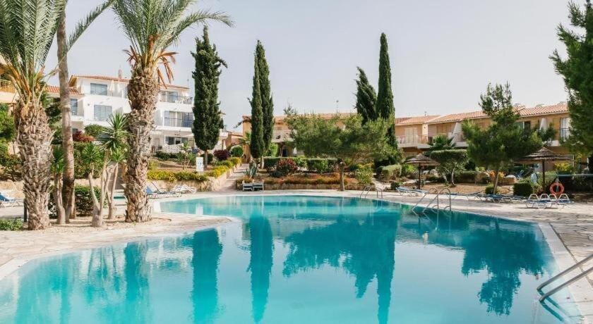 Natural landscape, Garden, Swimming pool