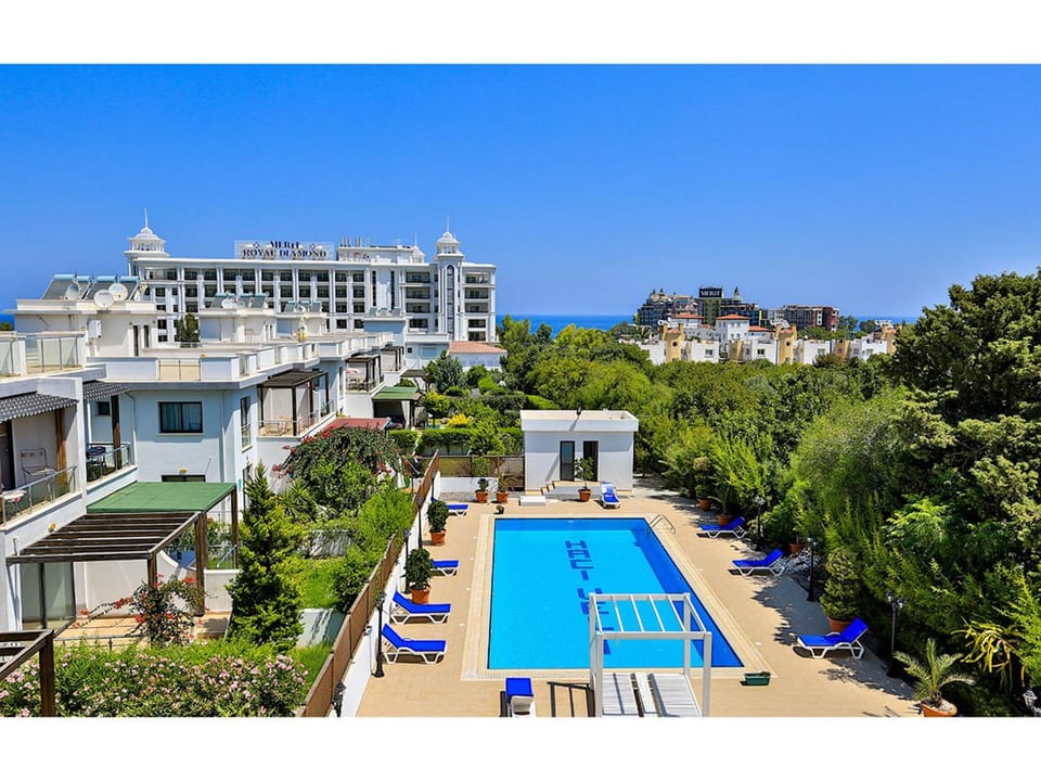 Property building, Pool view, Swimming pool
