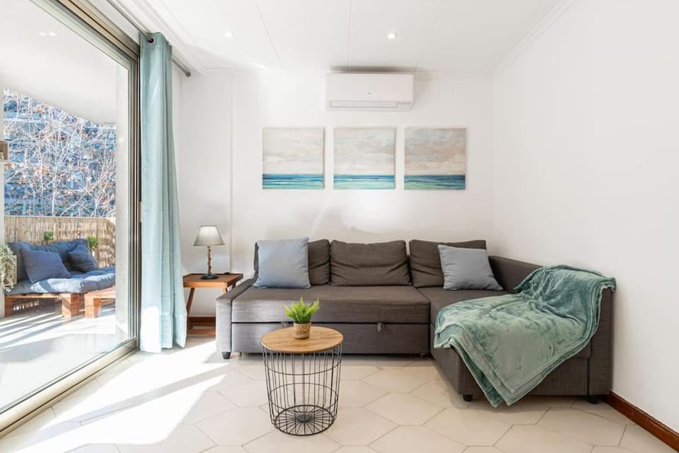50mBeach-2room-Pool-wifi-BigTerrace-PortAvntura-AA10 Apartment in Salou