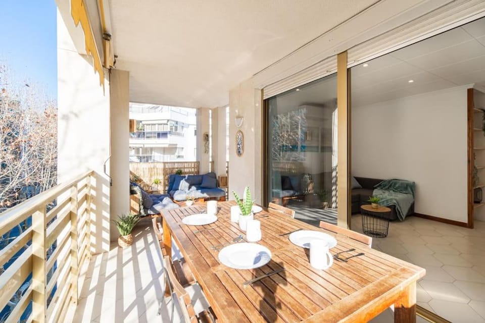 50mBeach-2room-Pool-wifi-BigTerrace-PortAvntura-AA10 Apartment in Salou