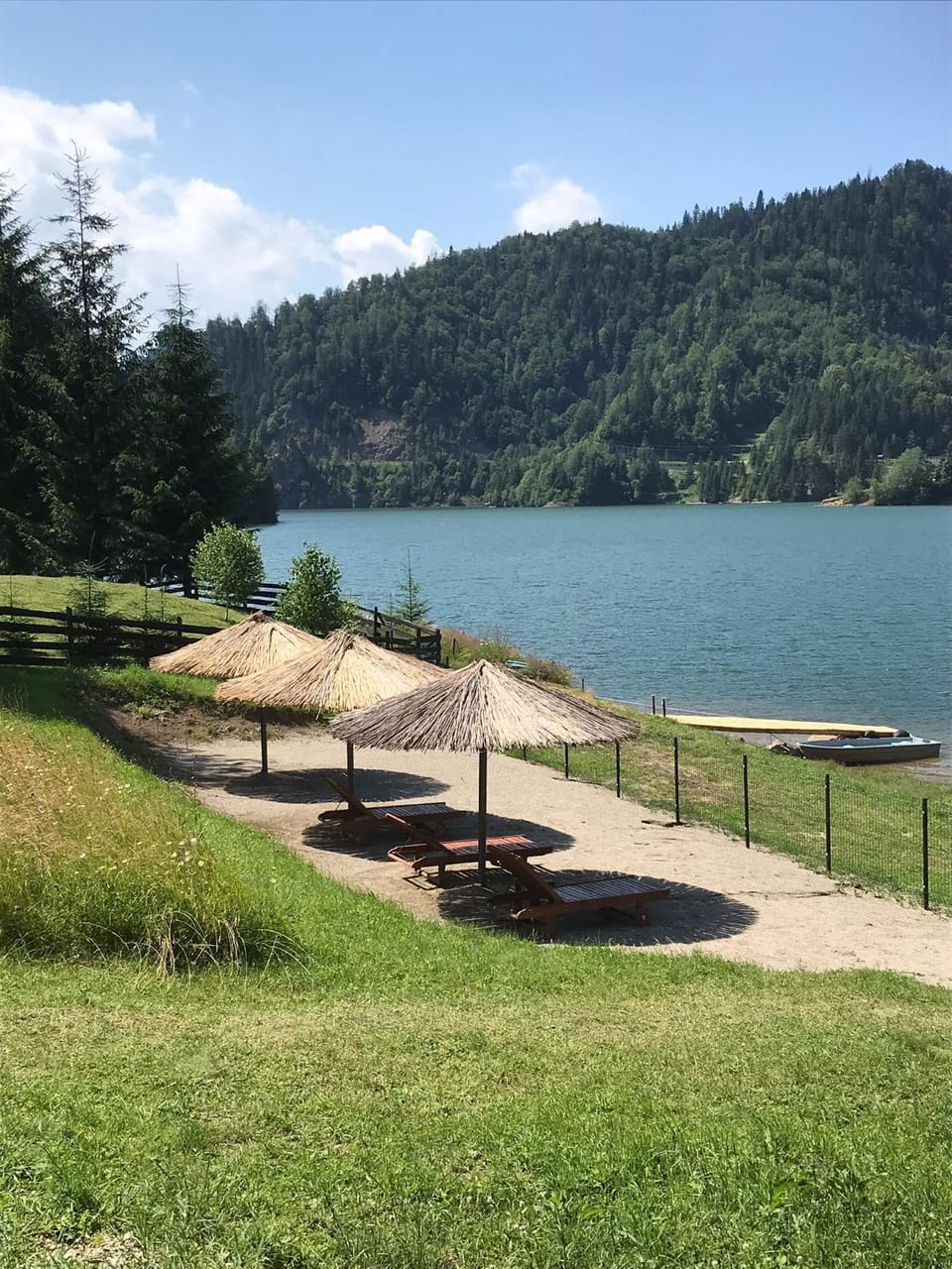 Beach, Lake view, Mountain view
