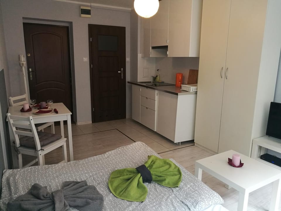 Kitchen or kitchenette, wardrobe