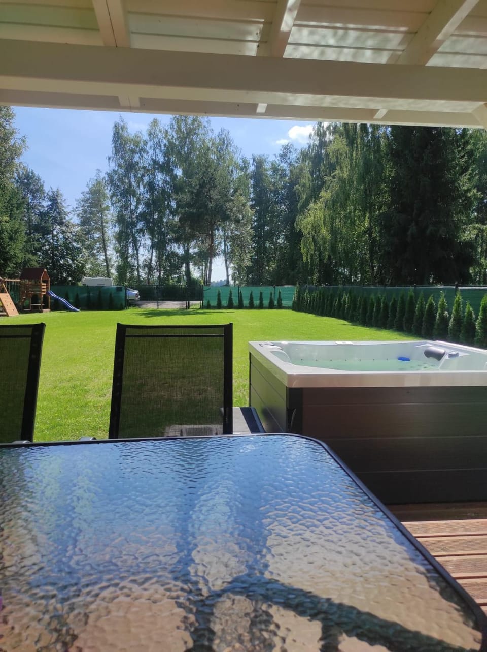 Patio, Garden view