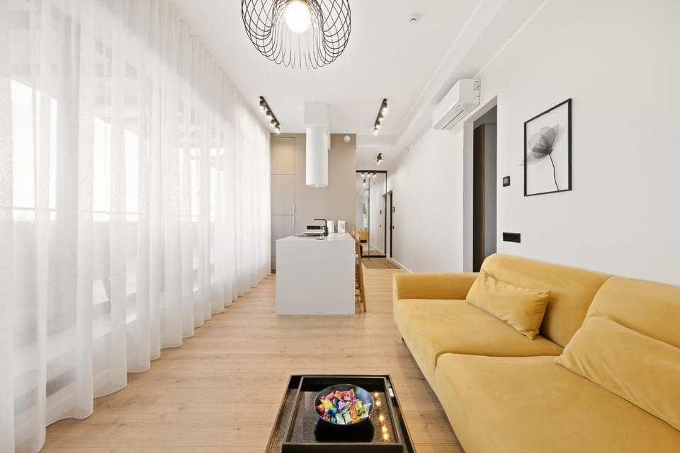 Living room, air conditioner