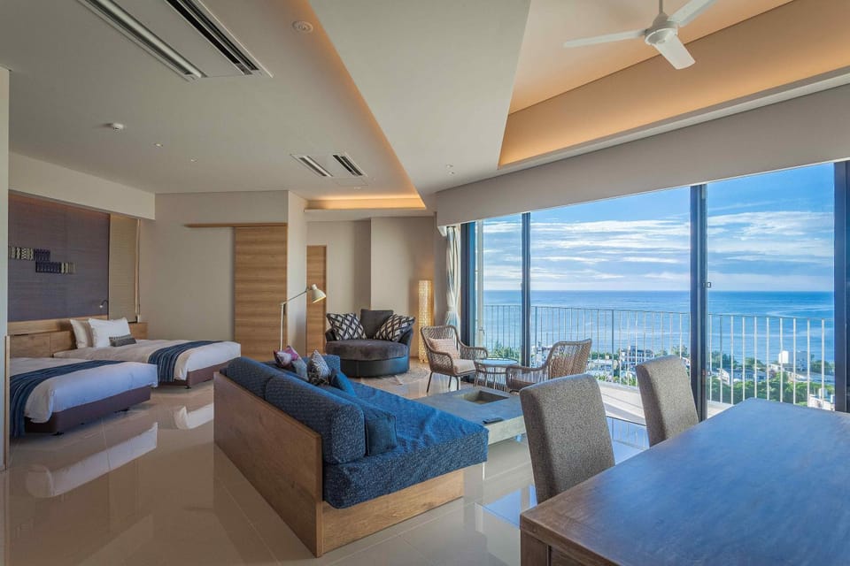 View (from property/room), Living room, Sea view