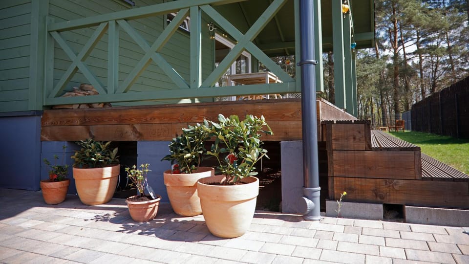 Zielony domek Drzewoszewo House in West Pomeranian Voivodeship, Poland