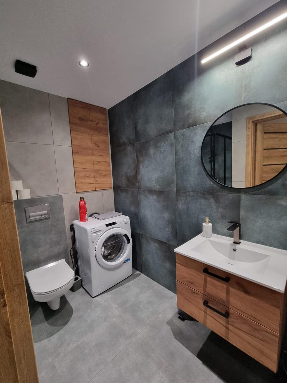 Toilet, Bathroom, washing machine