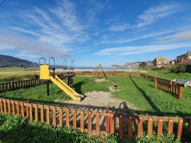 Natural landscape, Children play ground, Mountain view