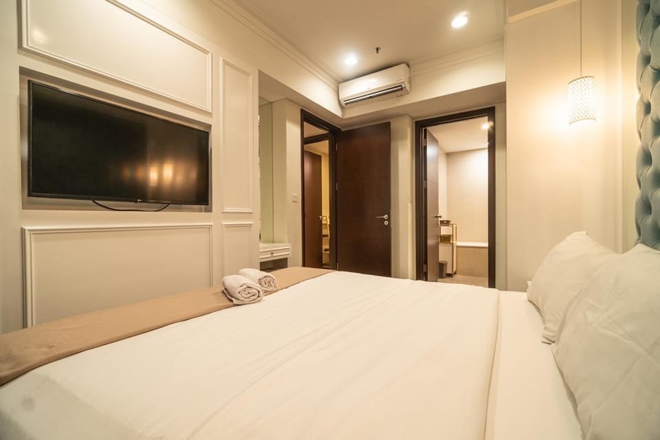 Bed, Photo of the whole room, Bedroom, air conditioner