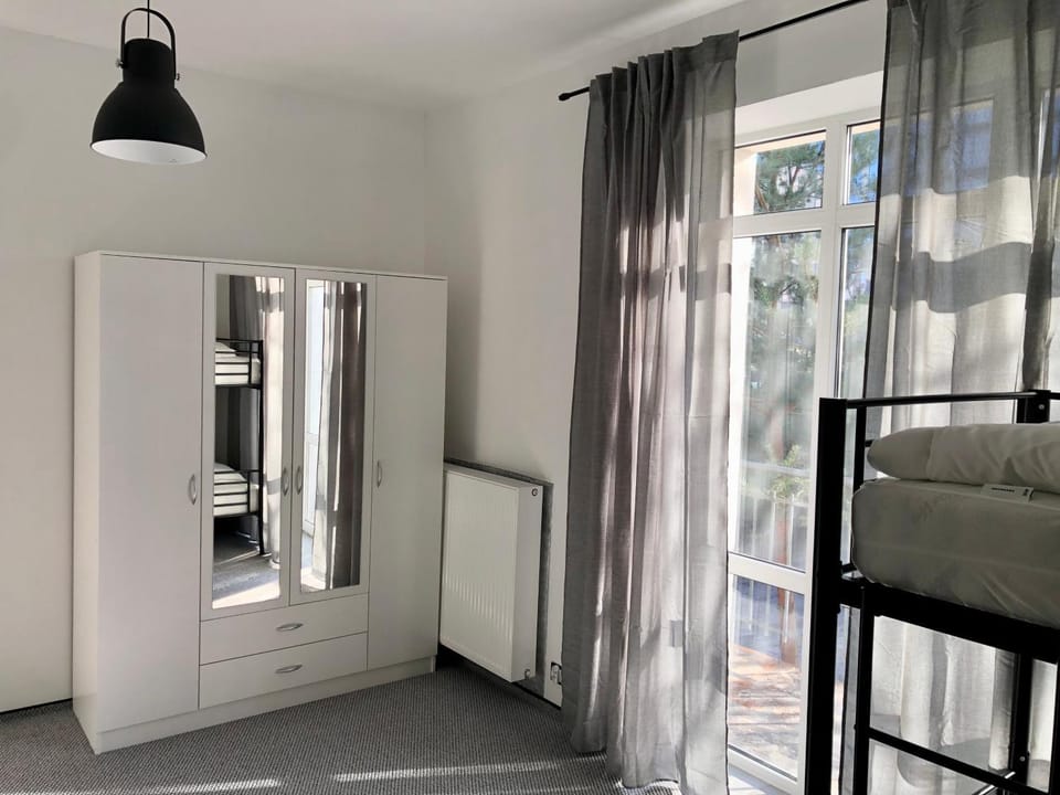 Photo of the whole room, wardrobe
