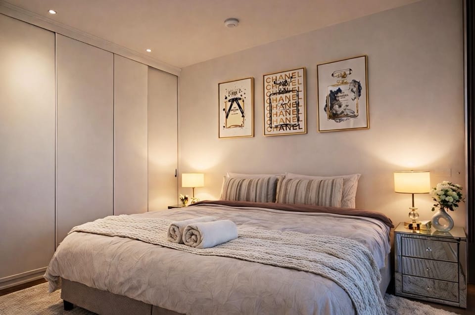 Breathtaking views of Yarra River and City skyline with Gym access Apartment in Southbank