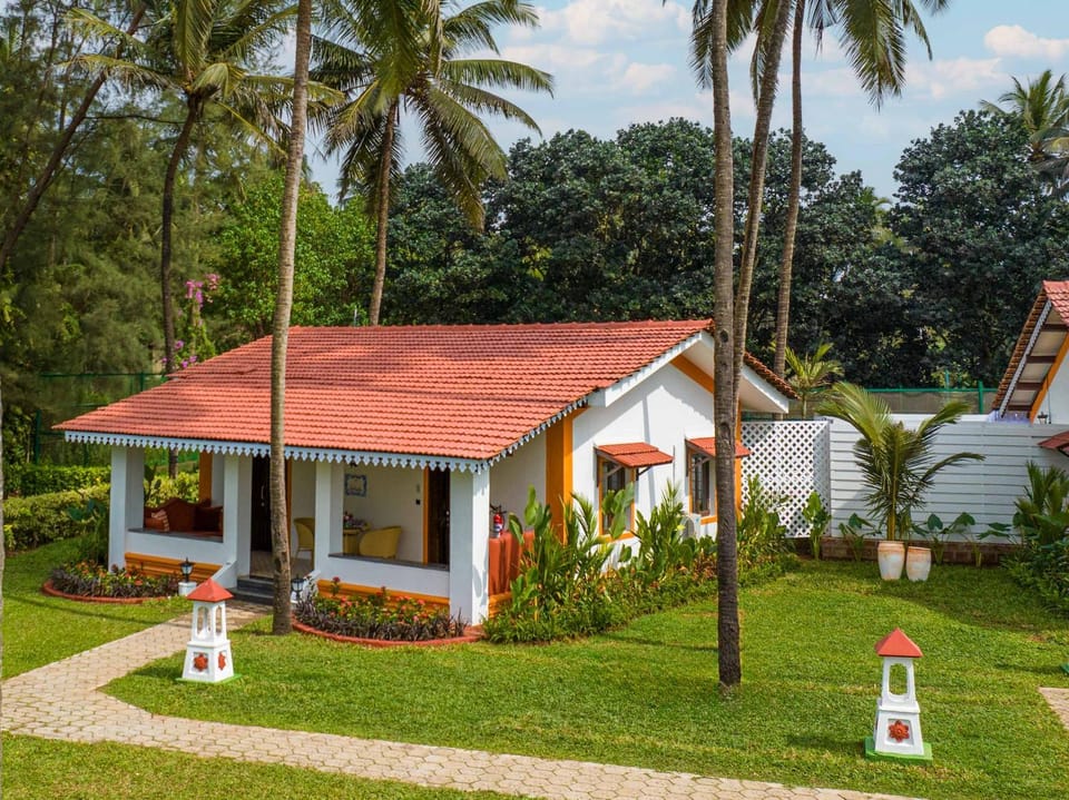 Property building, Garden view