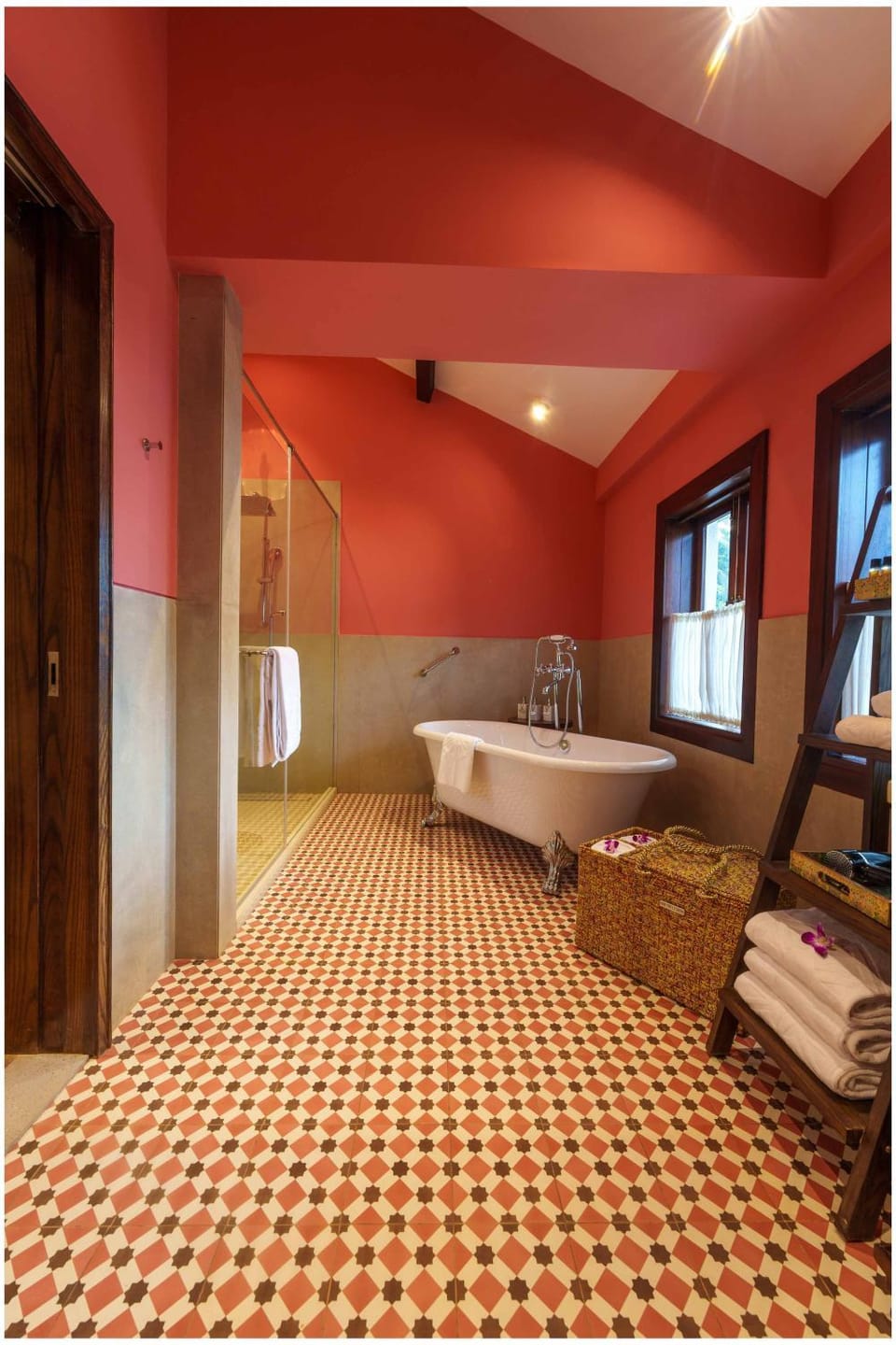Bathroom, Bath, towels